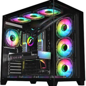 vengeance fury v4 gaming desktop pc (ryzen 9 9900x/64gb ddr5/1.0tb ssd/geforce rtx 5070 ti/no os)